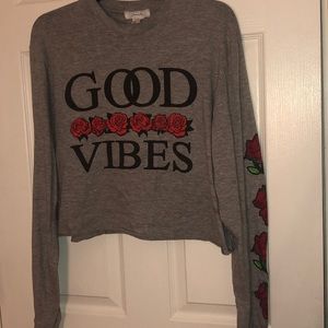 “Good Vibes” Long sleeve Shirt